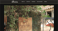 Desktop Screenshot of mandalapottery.com